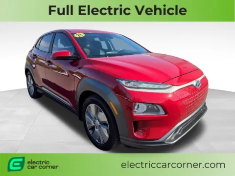 Red 2021 Hyundai Kona Electric Limited for sale in Farmington, NY
