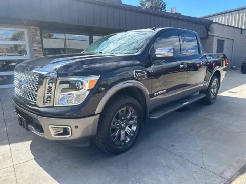 Black 2017 Nissan Titan Platinum Reserve for sale in River Falls, WI