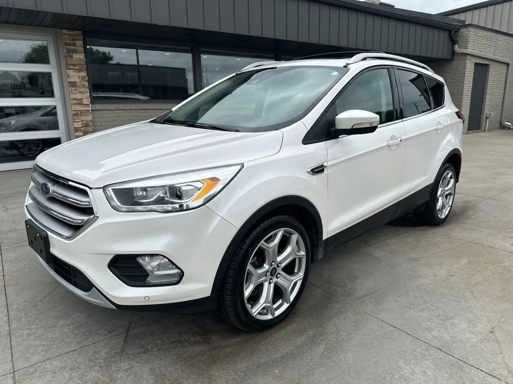 White 2017 Ford Escape Titanium for sale in River Falls, WI