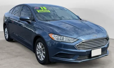 Blue 2018 FORD FUSION S for sale in Kansas City, MO