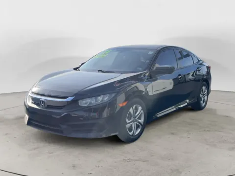 Black 2018 HONDA CIVIC LX for sale in Kansas City, MO