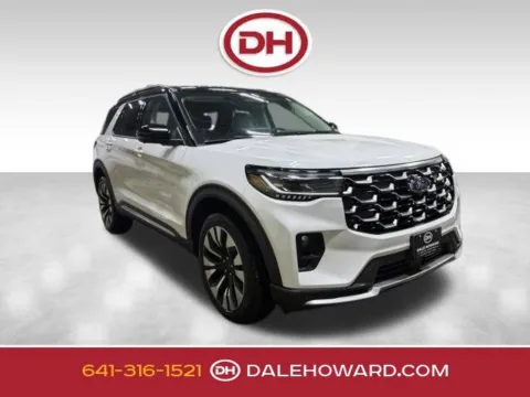 White 2026 Ford Explorer Platinum for sale in Iowa Falls, IA
