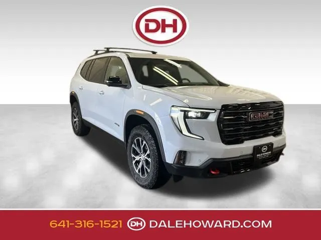 White 2026 GMC Acadia AT4 for sale in Iowa Falls, IA