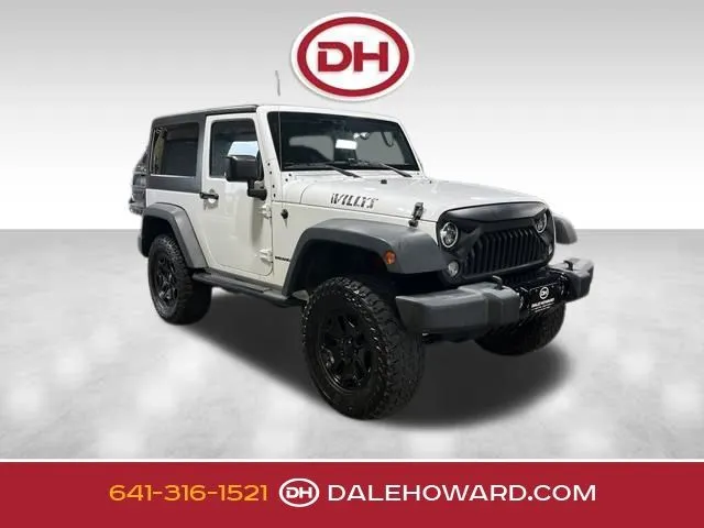 White 2016 Jeep Wrangler Willys Wheeler for sale in Iowa Falls, IA