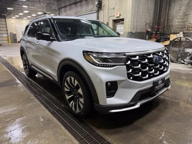 White 2026 Ford Explorer Platinum for sale in Iowa Falls, IA