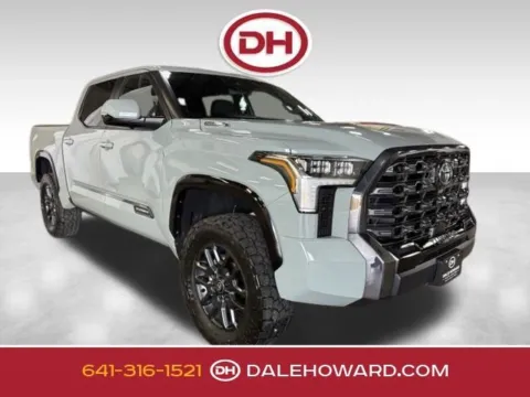 Gray 2025 Toyota Tundra Hybrid Platinum for sale in Iowa Falls, IA
