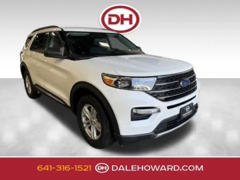 White 2022 Ford Explorer XLT for sale in Iowa Falls, IA