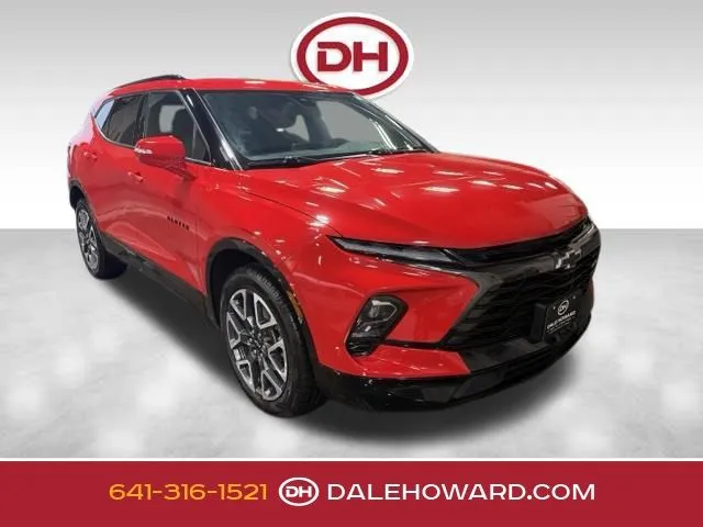 Red 2024 Chevrolet Blazer RS for sale in Iowa Falls, IA
