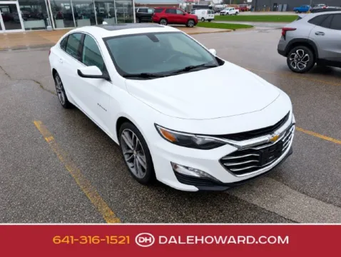 White 2022 Chevrolet Malibu LT for sale in Iowa Falls, IA