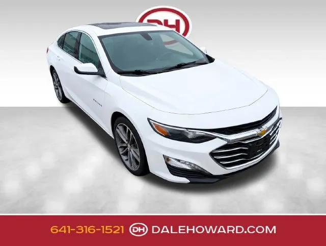 White 2022 Chevrolet Malibu LT for sale in Iowa Falls, IA