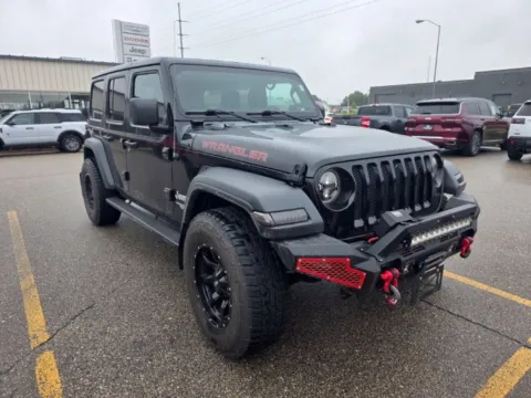 Black 2018 Jeep Wrangler Unlimited Sport S for sale in Iowa Falls, IA