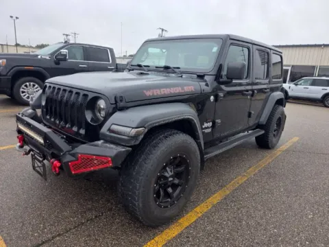 Another view of 2018 Jeep Wrangler Unlimited Sport S for sale in Iowa Falls, IA at Dale Howard Auto Center of Iowa Falls