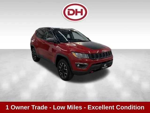 Red 2020 Jeep Compass Trailhawk for sale in Waverly, IA