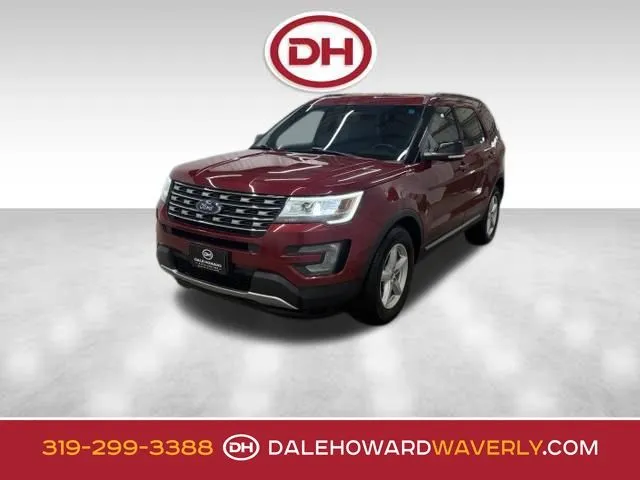 Red 2017 Ford Explorer XLT for sale in Waverly, IA