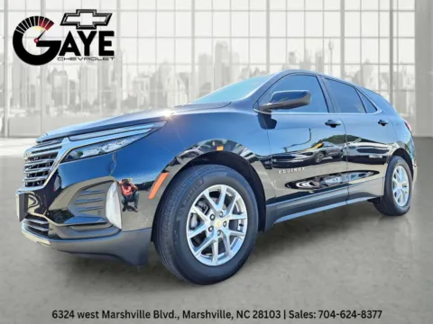 Black 2022 Chevrolet Equinox LT for sale in Marshville, NC