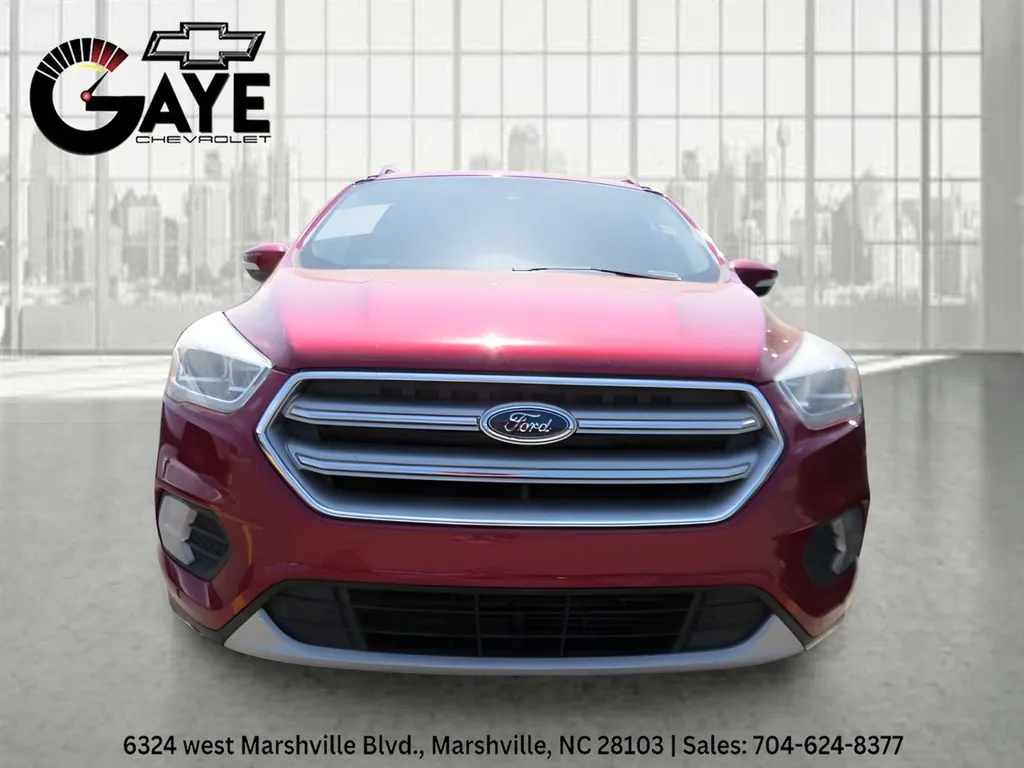 Red 2017 Ford Escape Titanium for sale in Marshville, NC