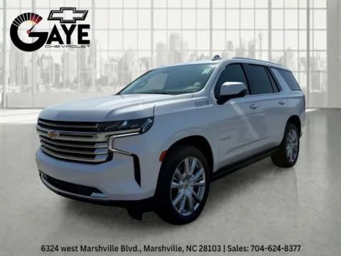 White 2023 Chevrolet Tahoe High Country for sale in Marshville, NC
