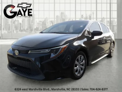 Black 2020 Toyota Corolla LE for sale in Marshville, NC