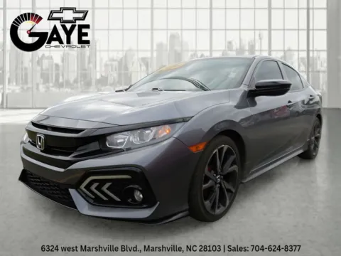 Gray 2018 Honda Civic Sport for sale in Marshville, NC