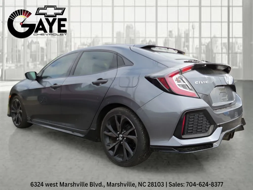 Used 2018 Honda Civic Hatchback Sport with VIN SHHFK7H47JU238093 for sale in Marshville, NC
