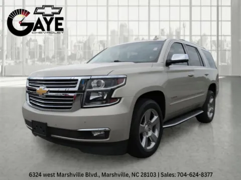 Silver 2017 Chevrolet Tahoe Premier for sale in Marshville, NC