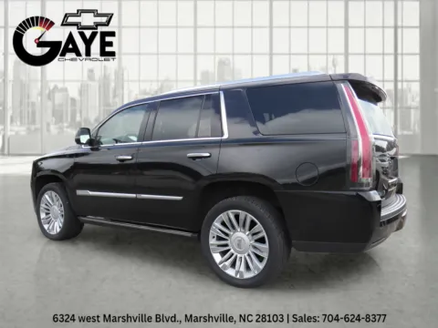 Another view of 2019 Cadillac Escalade Platinum for sale in Marshville, NC at Gaye Chevrolet