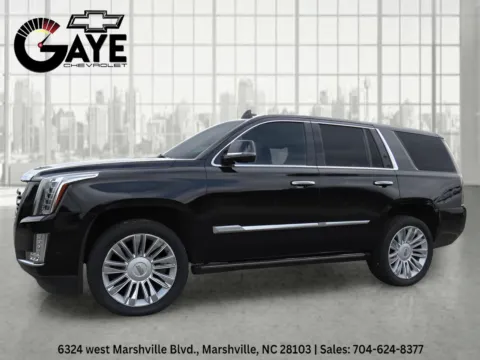 Photos of 2019 Cadillac Escalade Platinum for sale in Marshville, NC at Gaye Chevrolet