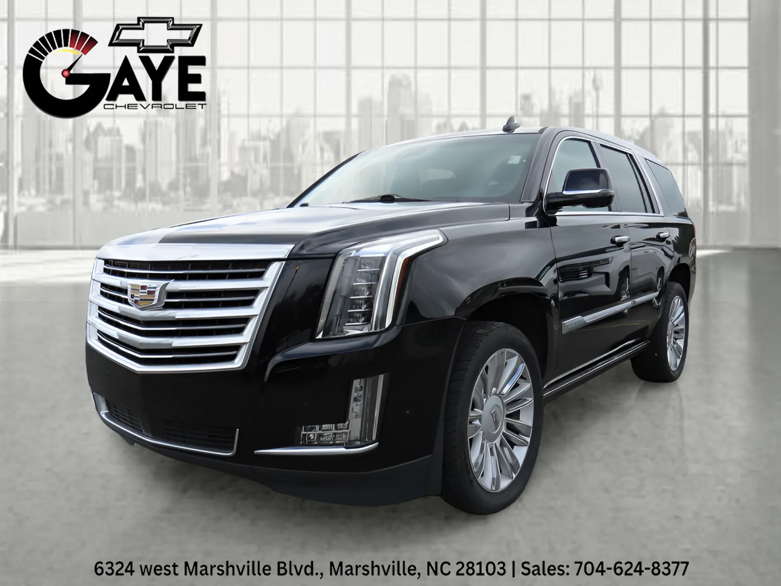 Black 2019 Cadillac Escalade Platinum for sale in Marshville, NC