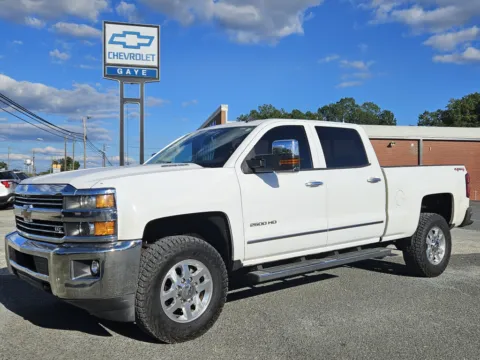 White 2015 Chevrolet Silverado LTZ for sale in Marshville, NC