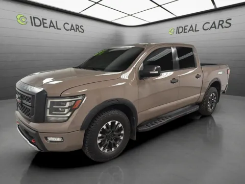 Beige 2021 Nissan Titan PRO-4X for sale in Mesa, AZ