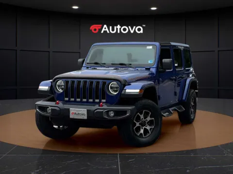 Blue 2019 Jeep Wrangler Unlimited Rubicon for sale in Forest, VA