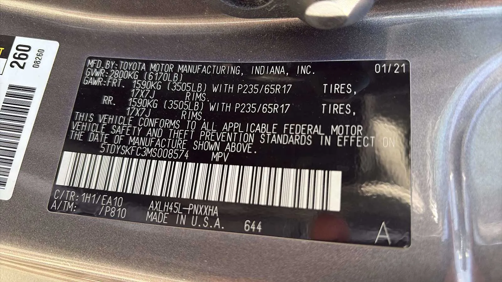 Toyota Sienna photo 21