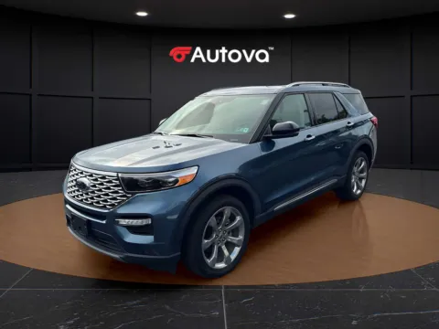 Blue 2020 Ford Explorer Platinum for sale in Forest, VA