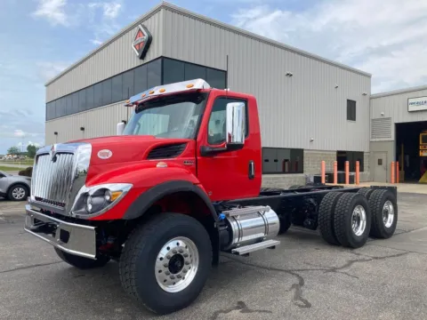 Red 2026 International HV Series 607 for sale in Saginaw, MI