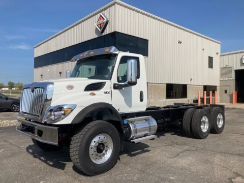 White 2026 International HV Series 607 for sale in Saginaw, MI