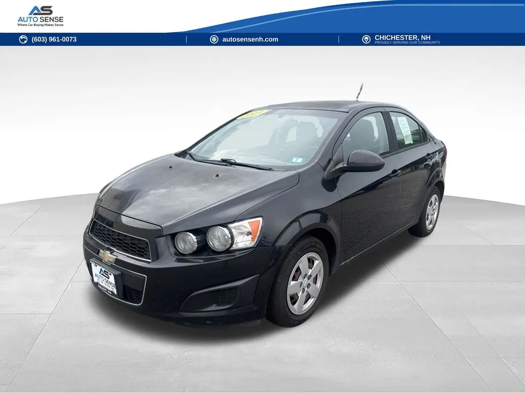Black 2014 Chevrolet Sonic LS for sale in Chichester, NH