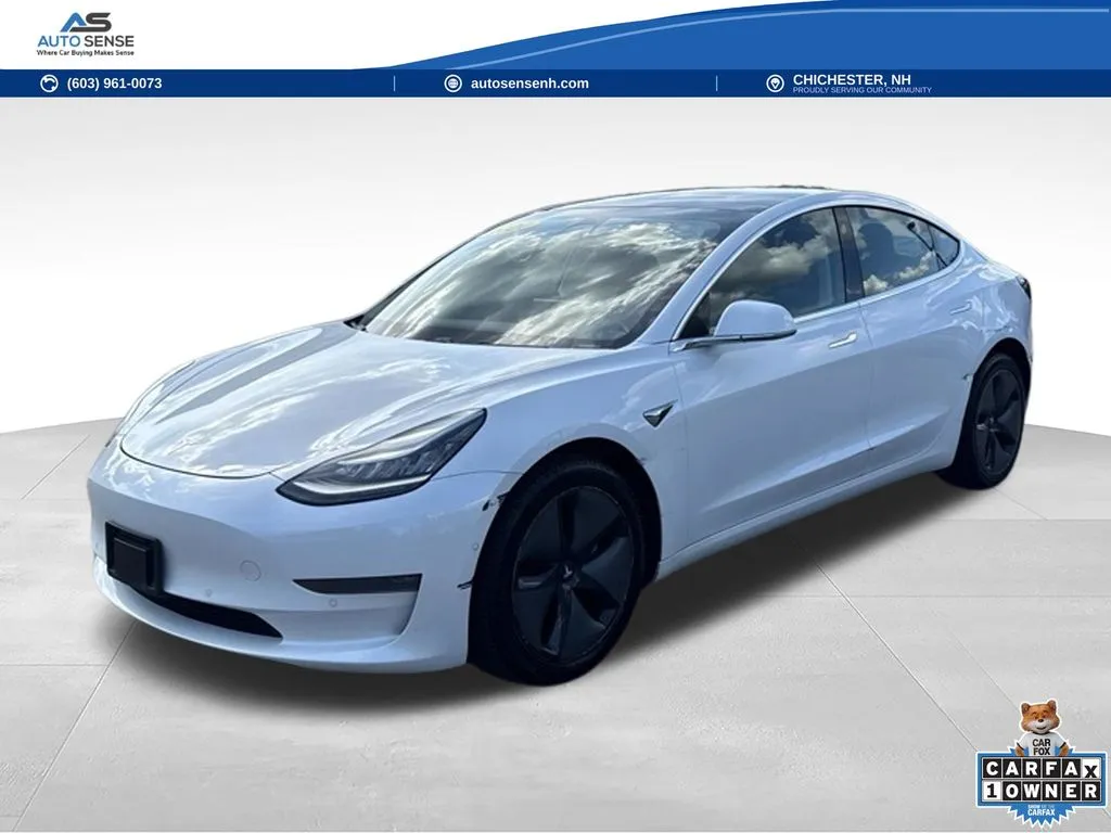 White 2020 Tesla Model 3 Long Range for sale in Chichester, NH