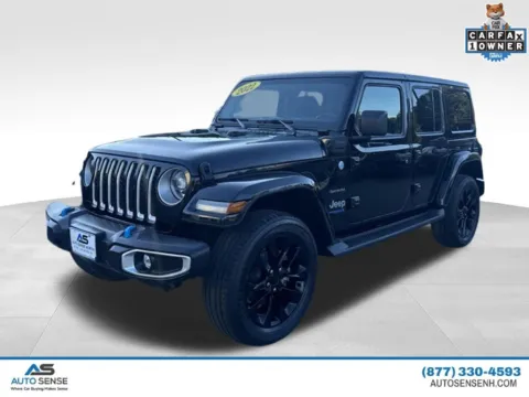 Black 2022 Jeep Wrangler Unlimited Sahara 4xe for sale in Chichester, NH