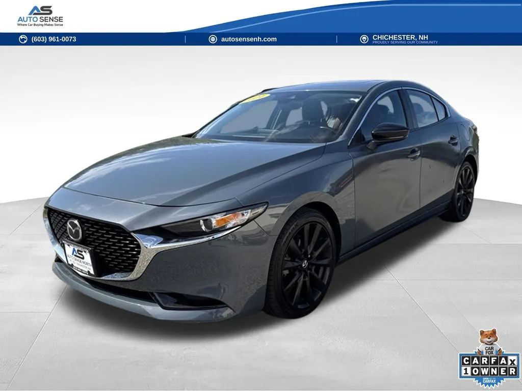 Gray 2023 Mazda Mazda3 2.5 S Carbon Edition for sale in Chichester, NH