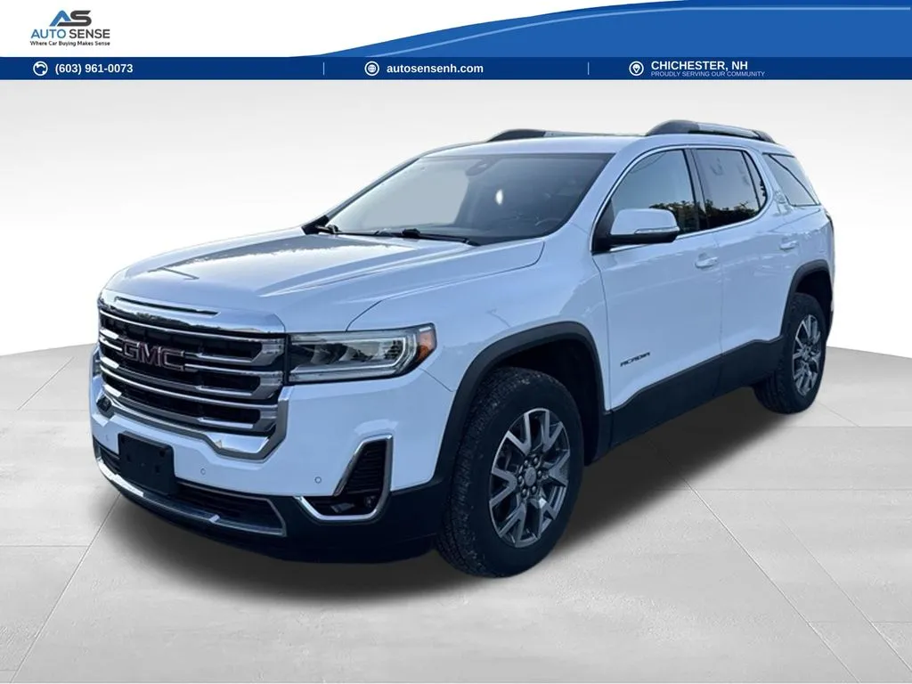 White 2023 GMC Acadia SLT for sale in Chichester, NH