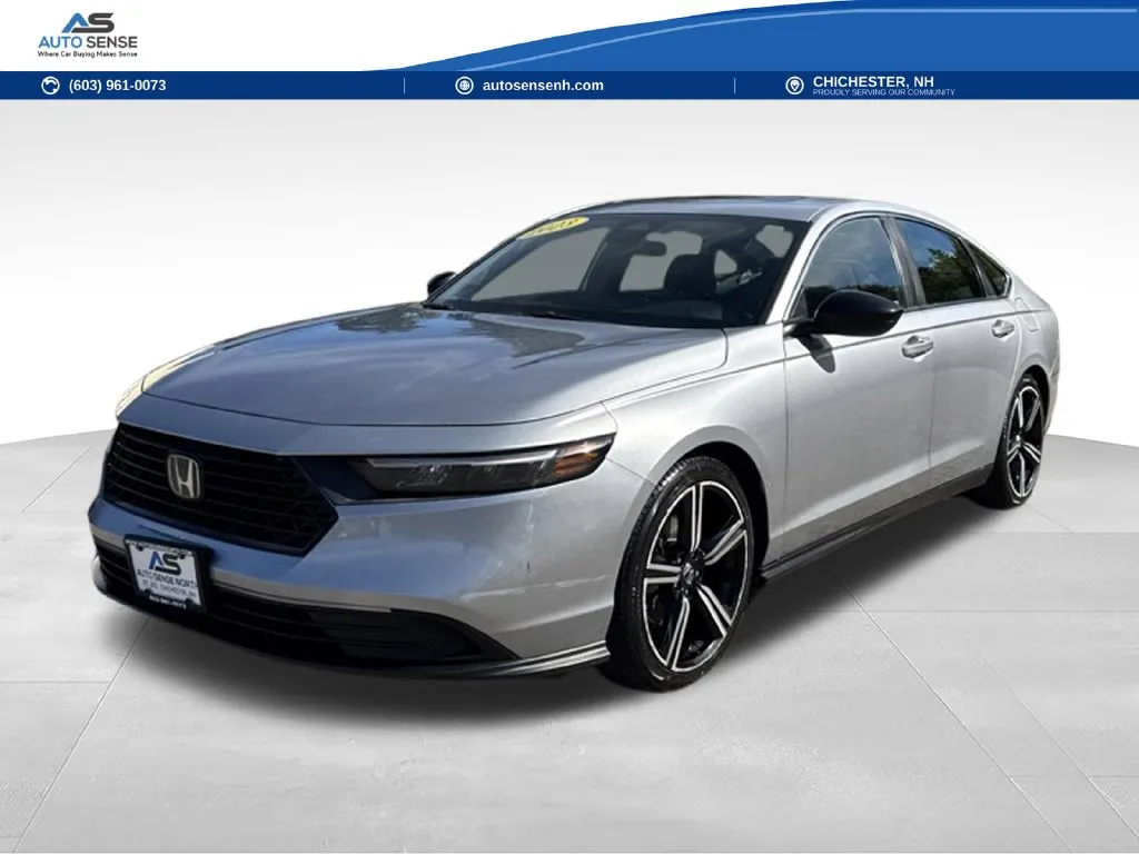 Silver 2023 Honda Accord Hybrid Sport for sale in Chichester, NH