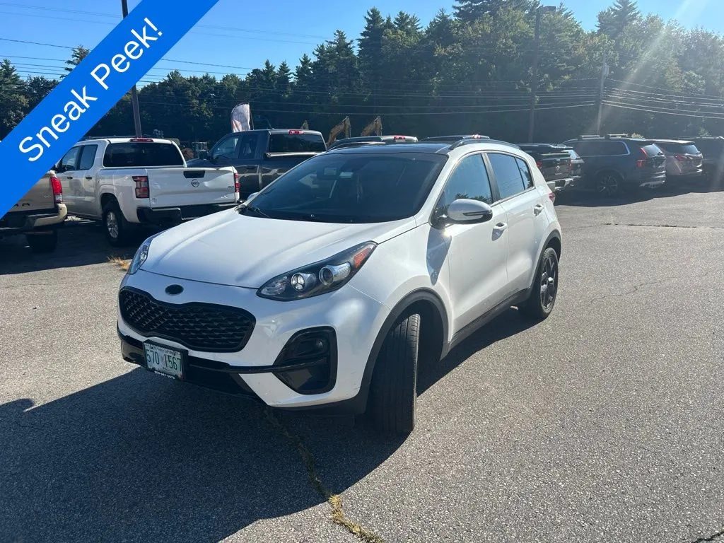White 2022 Kia Sportage Nightfall for sale in Chichester, NH