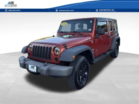 Orange 2009 Jeep Wrangler Unlimited X for sale in Chichester, NH