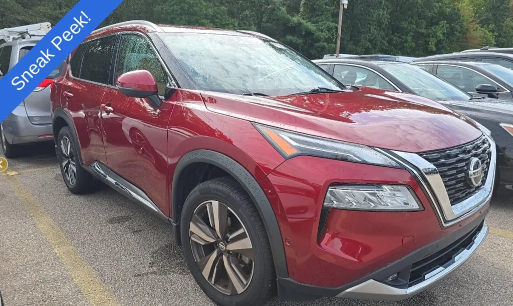 Red 2021 Nissan Rogue Platinum for sale in Chichester, NH