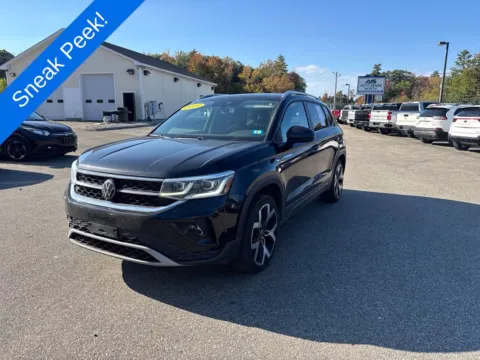 Black 2023 Volkswagen Taos 1.5T SEL for sale in Chichester, NH