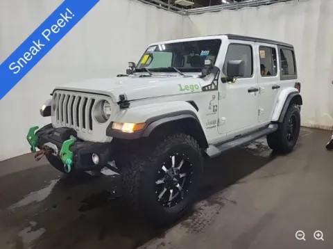 White 2020 Jeep Wrangler Unlimited Sahara for sale in Chichester, NH
