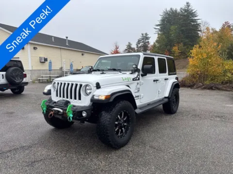 White 2020 Jeep Wrangler Unlimited Sahara for sale in Chichester, NH