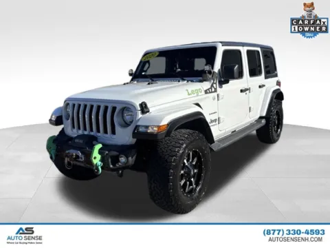 White 2020 Jeep Wrangler Unlimited Sahara for sale in Chichester, NH