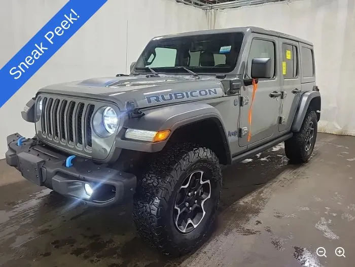Gray 2023 Jeep Wrangler Rubicon 4xe for sale in Chichester, NH