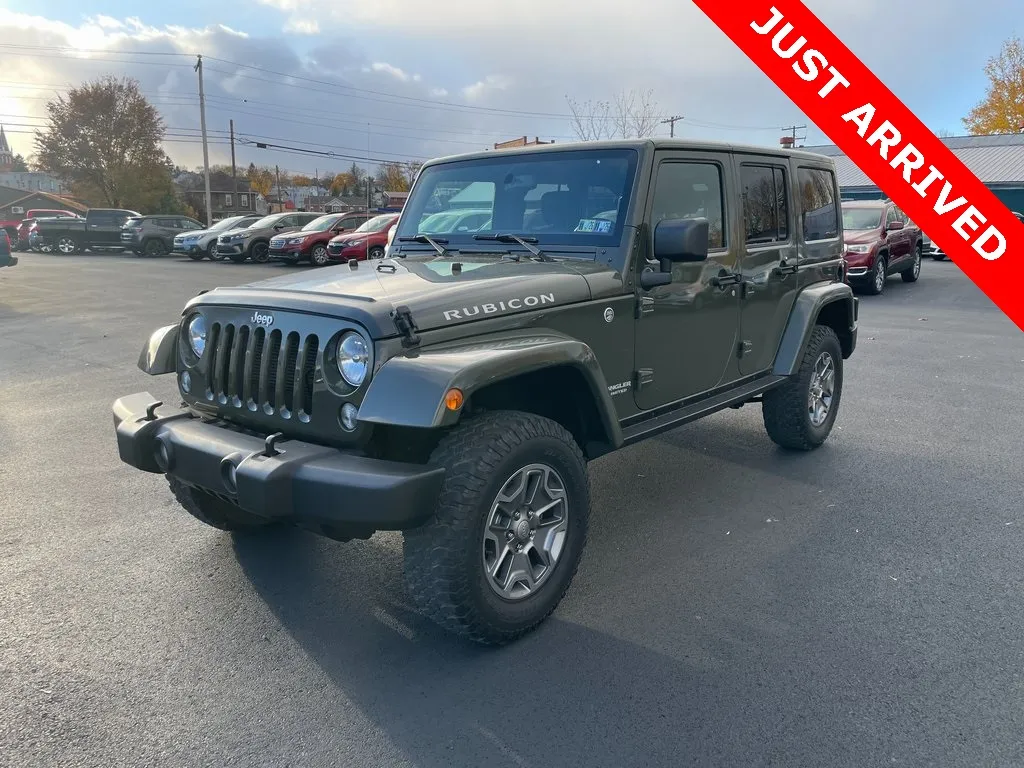 Green 2016 Jeep Wrangler Unlimited Rubicon for sale in DuBois, PA